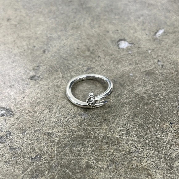 Chrome heart nail ring - Picture 2 of 2